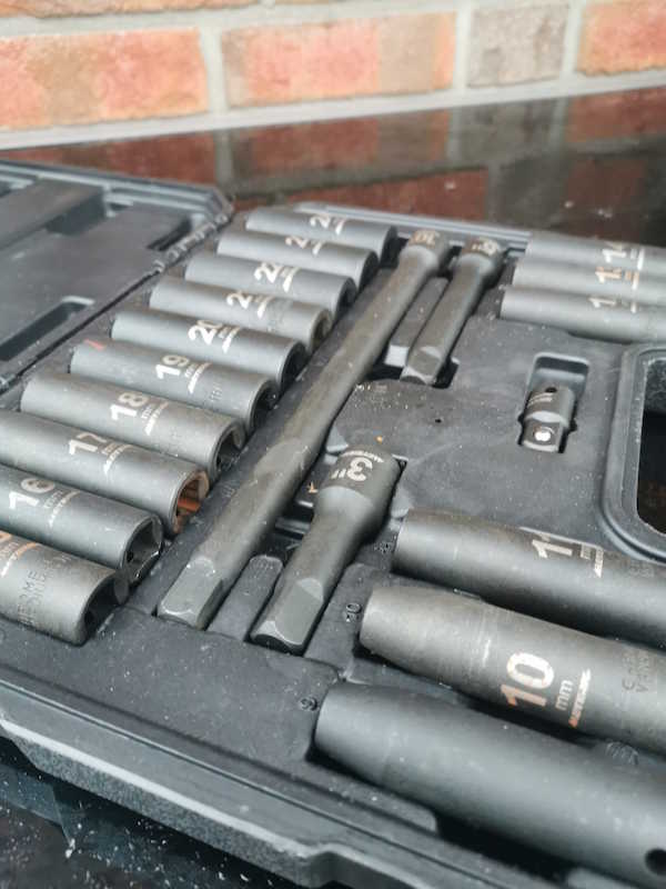 Schlagstecknuss-Satz 9–24 mm